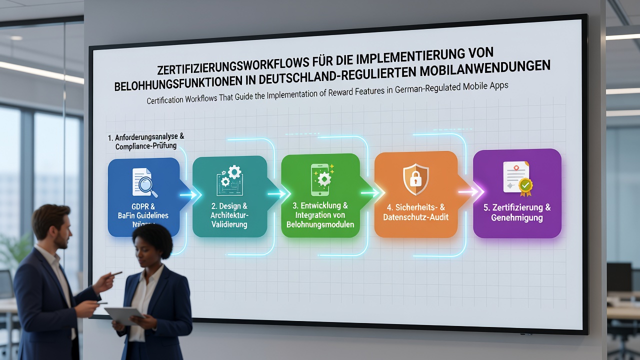 Workflow-Diagramm für Belohnungsfeatures in regulierten Slot-Apps