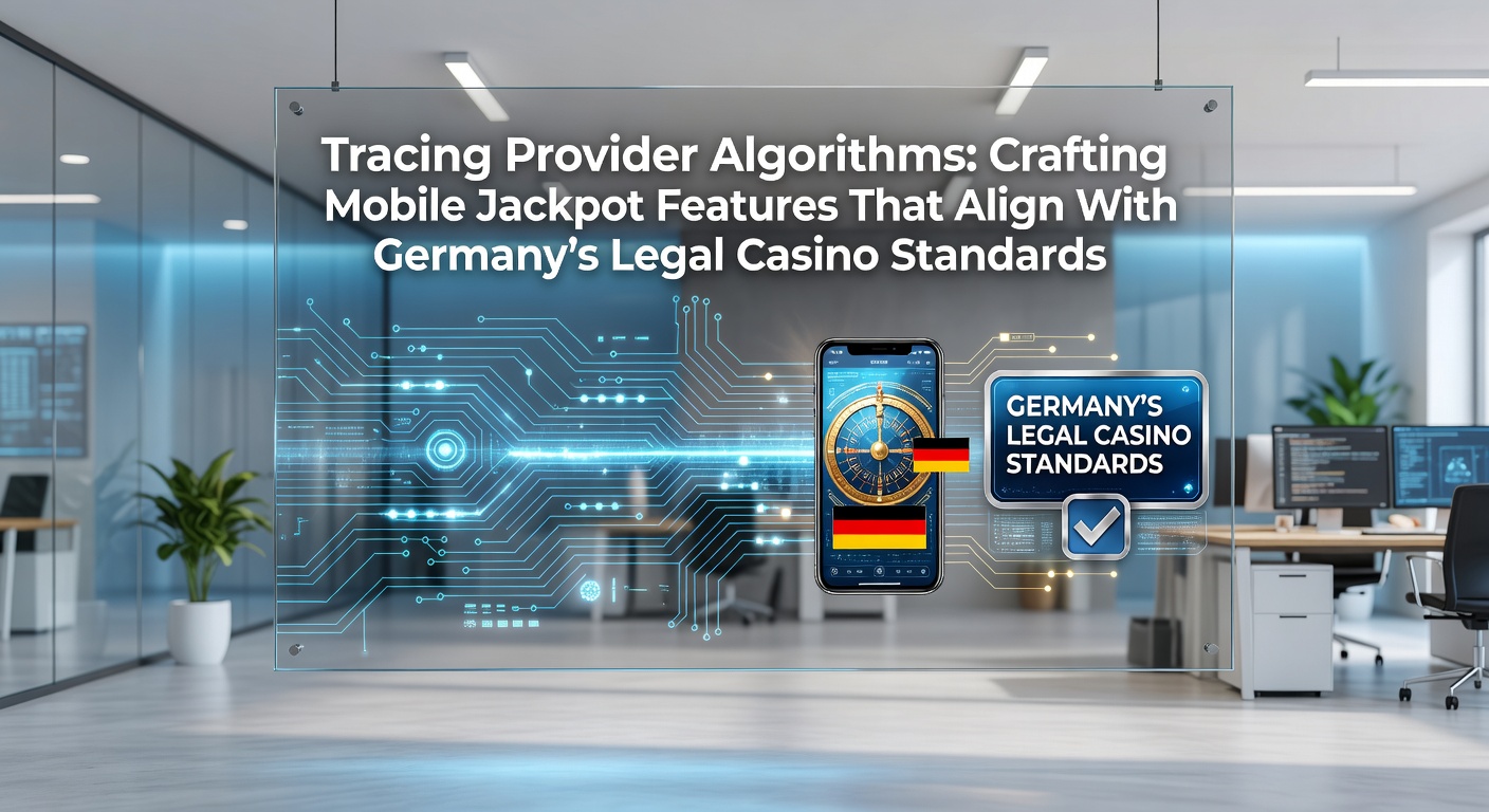 Darstellung von Algorithmen in mobilen Casino-Umgebungen mit Fokus auf Jackpot-Mechanismen und regulatorische Anpassungen