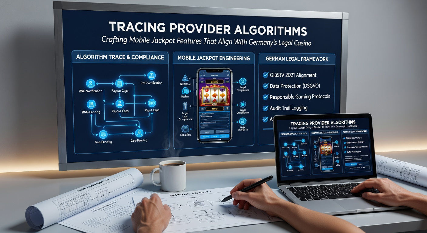 Mobile Jackpot-Features in Aktion mit visuellen Elementen zu Algorithmus-Integration und Compliance